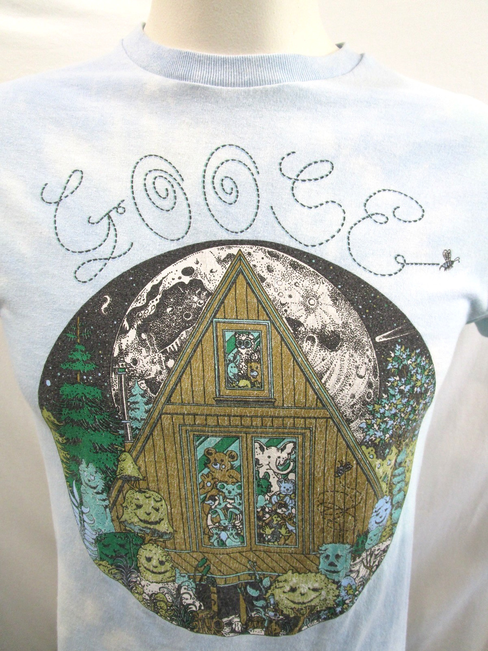 Goose Indie Jam Band Fall 2022 Concert Tour Blue Tie Dye T Shirt Adult Sz S